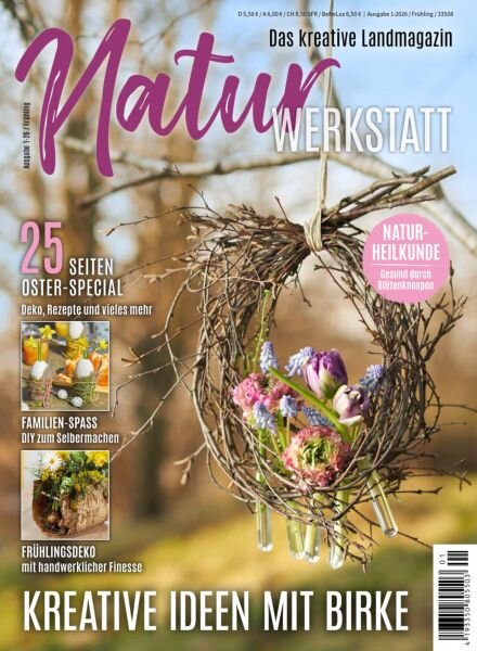NaturWERKSTATT Magazin – Fruhling 2026 Cover