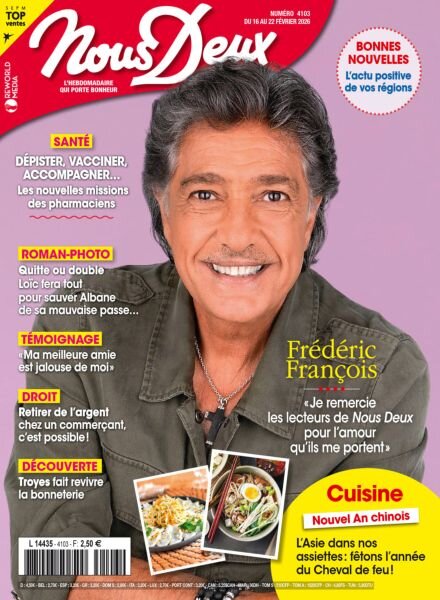 Nous Deux – 16 Fevrier 2026 Cover