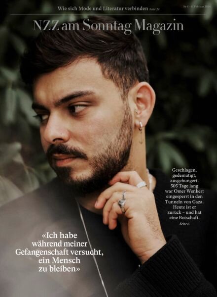 NZZ am Sonntag Magazin – 8 Februar 2026 Cover