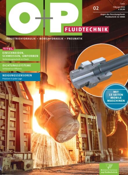 O+P Fluidtechnik – Februar 2026 Cover