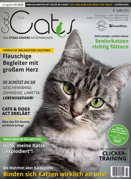 Our Cats – Marz 2026 Cover