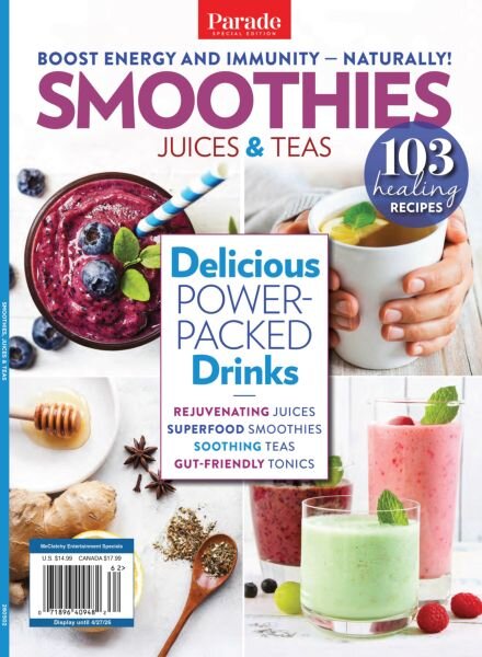 Parade Special Edition – Smoothies Juices & Teas 2026 Cover