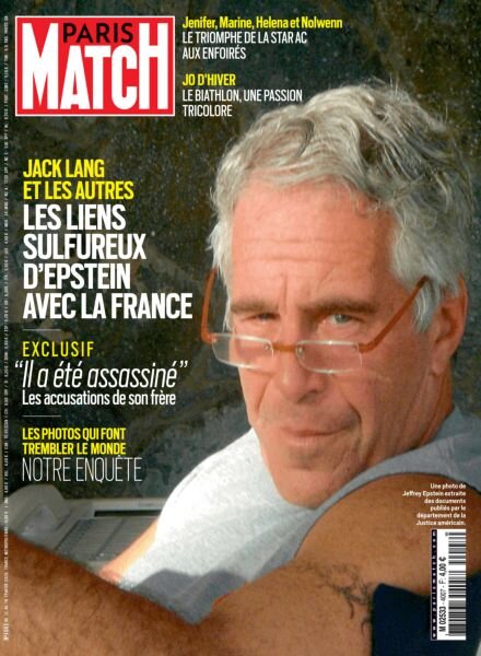Paris Match – 12 Fevrier 2026 Cover