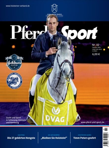 Pferd + Sport Holsteiner – Februar 2026 Cover