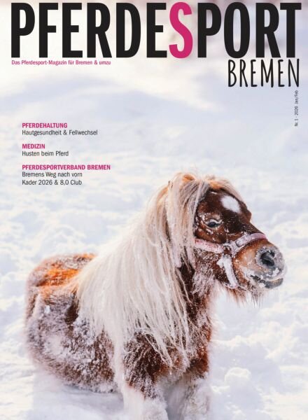 Pferdesport Bremen – Januar-Februar 2026 Cover