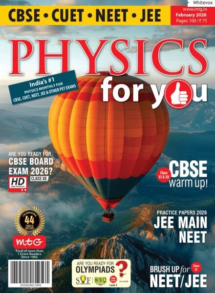 Physics For You – February 2026 Cover