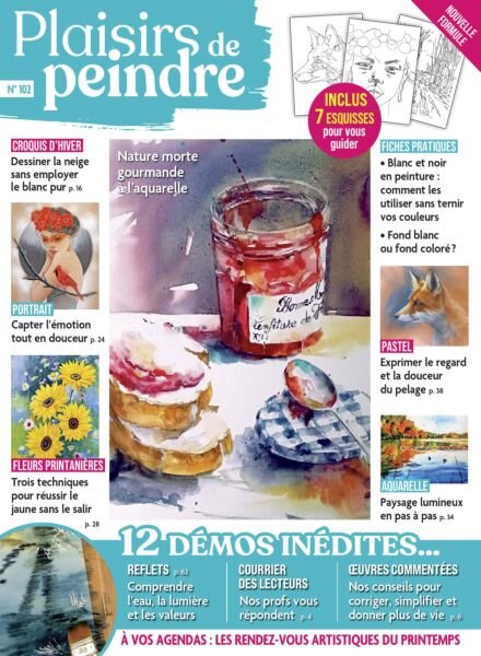 Plaisirs de peindre – Fevrier-Avril 2026 Cover