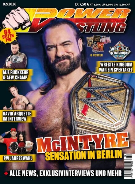 Power-Wrestling – Februar 2026 Cover