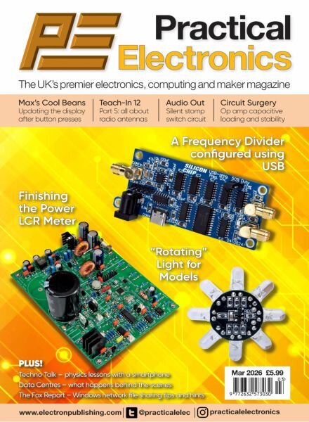 Practical Electronics – March 2026 Cover