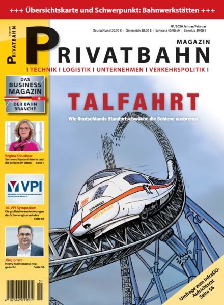Privatbahn Magazin – Januar-Februar 2026 Cover