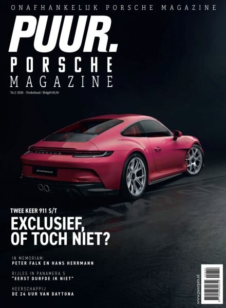PUUR Porsche Magazine – Februari 2026 Cover