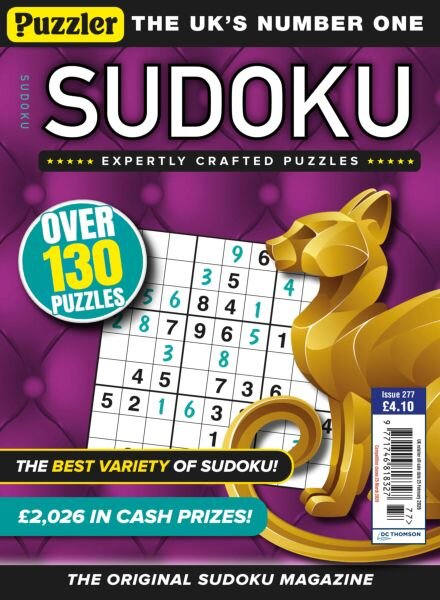 Puzzler Sudoku – Issue 277 2026 Cover