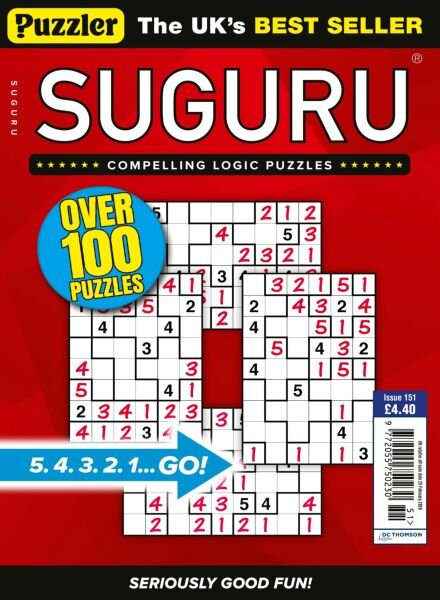 Puzzler Suguru – Issue 151 2026 Cover