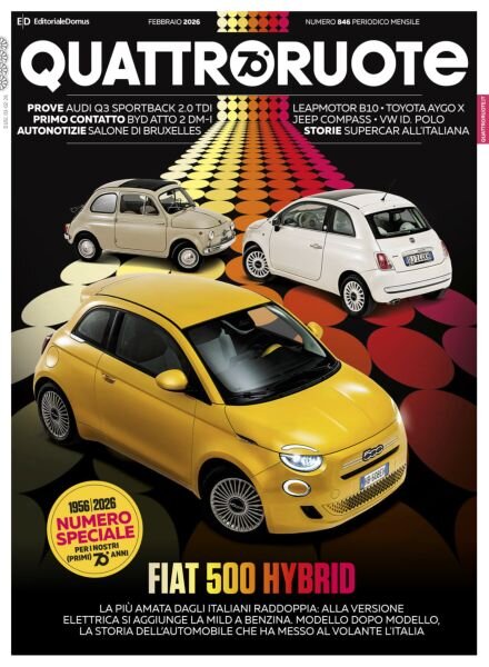 Quattroruote Italia – Febbraio 2026 Cover