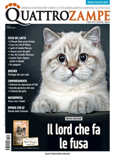 QuattroZampe – Febbraio 2026 Cover