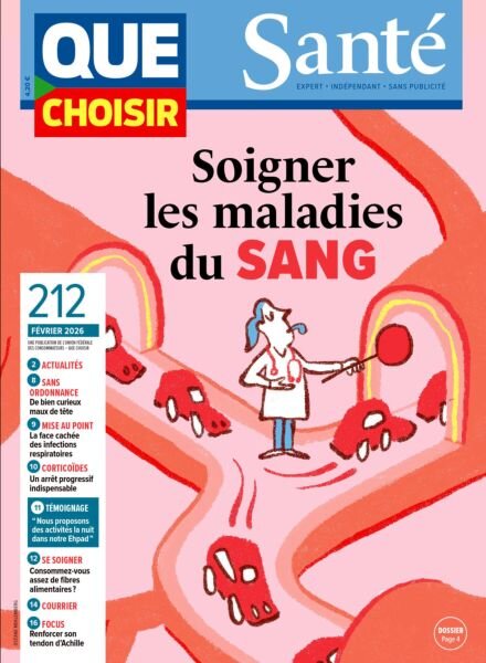 Que Choisir Sante – Fevrier 2026 Cover