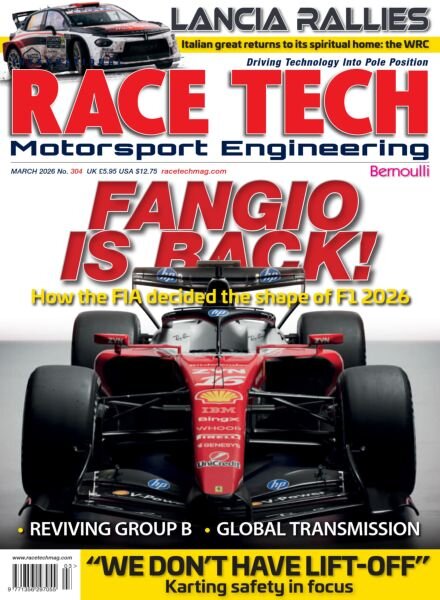Race Tech – March 2026 Cover