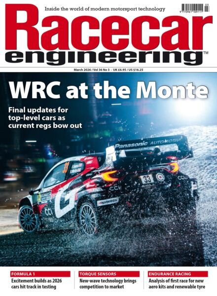Racecar Engineering – March 2026 Cover