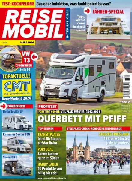 Reisemobil International – Marz 2026 Cover