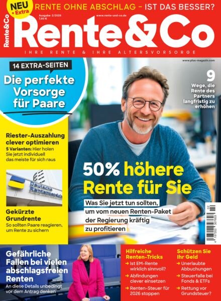 Rente & Co – Februar 2026 Cover
