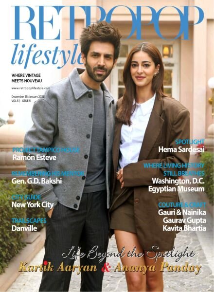 Retropop Lifestyle Magazine – December 2025-January 2026 Cover