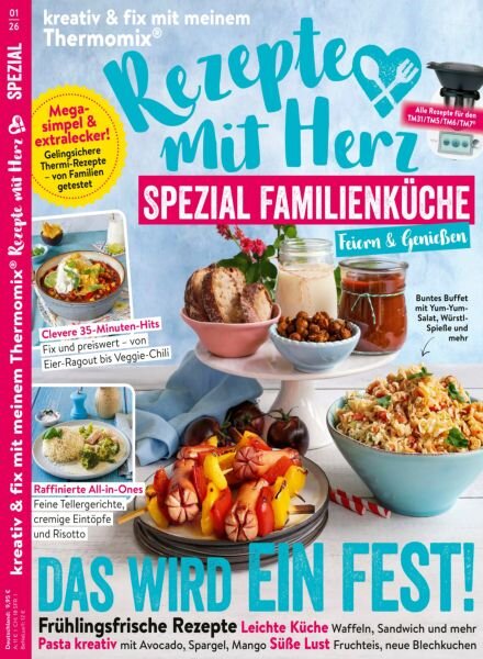 Rezepte mit Herz – Spezial Familienkuche – Januar 2026 Cover