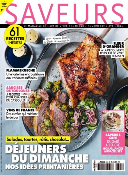 Saveurs France – Avril 2026 Cover