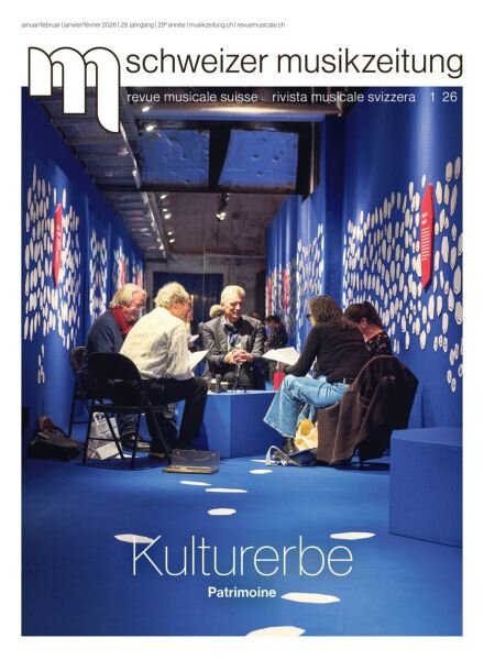 Schweizer Musikzeitung – Januar 2026 Cover