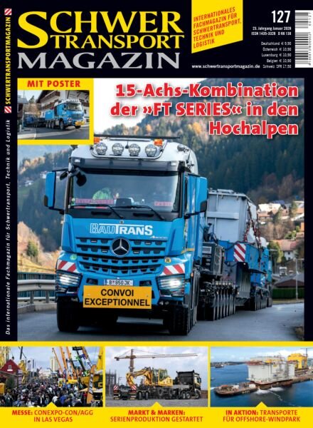 Schwertransportmagazin – Januar 2026 Cover