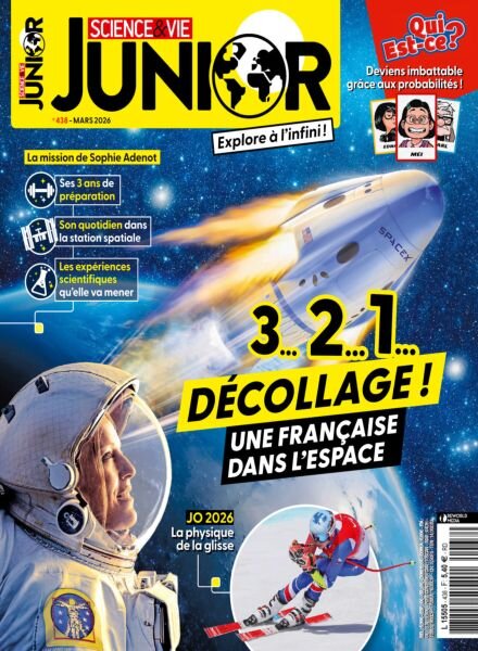 Science & Vie Junior – Mars 2026 Cover