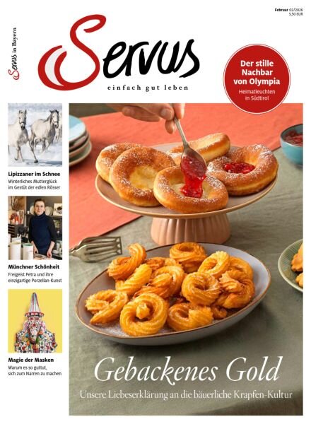 Servus in Bayern – Februar 2026 Cover