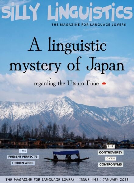 Silly Linguistics – Issue 92 2026 Cover