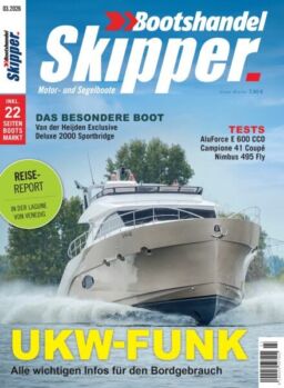 Skipper Bootshandel – Marz 2026
