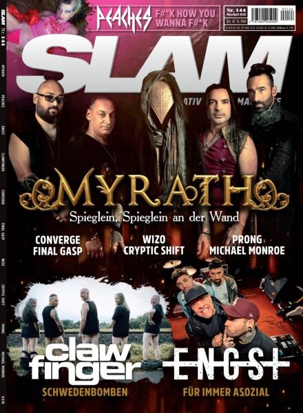 SLAM Alternative Music Magazine – Marz-April 2026 Cover