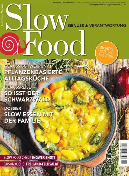 Slow Food Magazin – Februar-Marz 2026 Cover