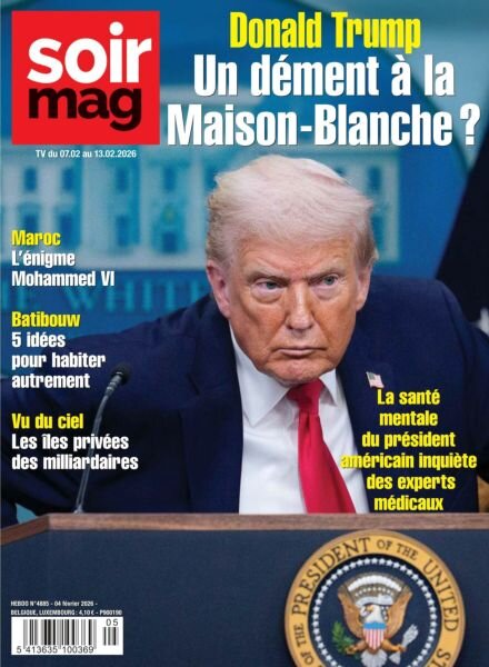 Soir Mag – 4 Fevrier 2026 Cover