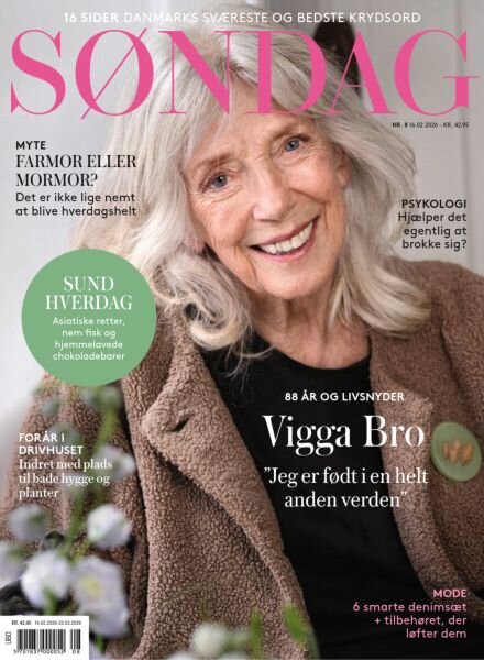 Sondag – 16 Februar 2026 Cover