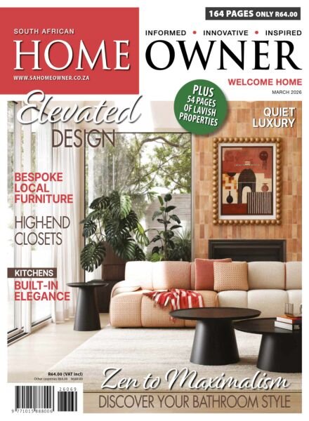 South African Home Owner – March 2026 Cover