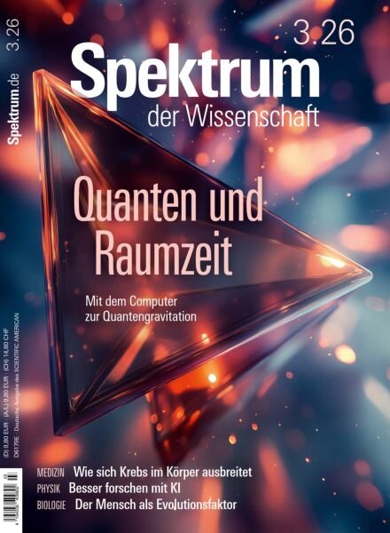 Spektrum der Wissenschaft – Marz 2026 Cover