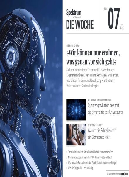 Spektrum Die Woche – 13 Februar 2026 Cover