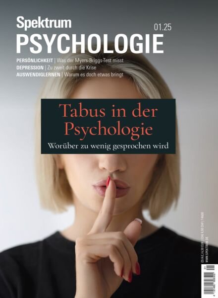 Spektrum Psychologie – Nr 1 2025 Cover