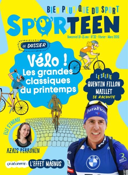 Sporteen – Fevrier-Mars 2026 Cover