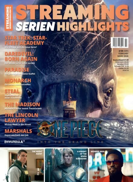 Streaming Serien Highlights – Februar 2026 Cover