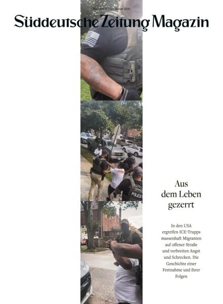 Suddeutsche Zeitung Magazin – 30 Januar 2026 Cover