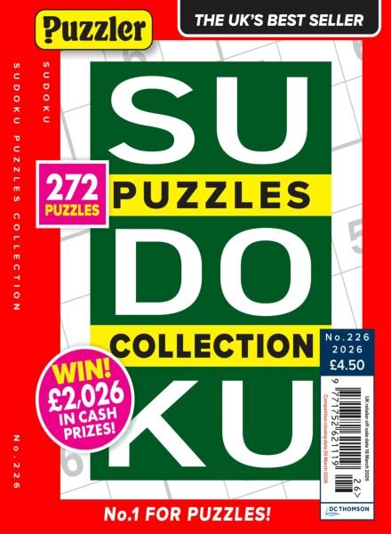 Sudoku Puzzles Collection – 18 February 2026 Cover