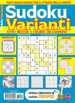 Sudoku Varianti – Marzo-Aprile 2026