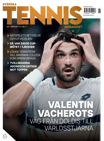 Svenska Tennismagasinet – Februari 2026 Cover