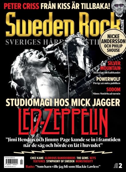 Sweden Rock Magazine – Februari 2026 Cover