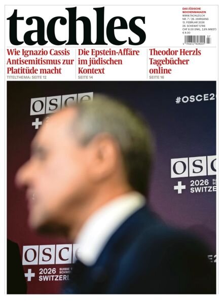 Tachles – 13 Februar 2026 Cover