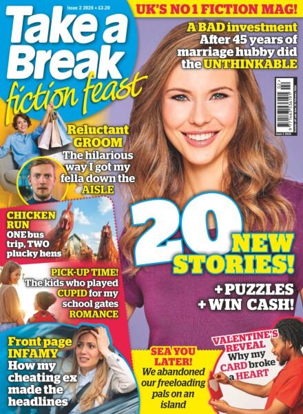 Take a Break Fiction Feast – March 2026 Cover